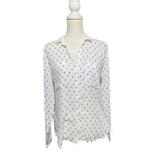 Anthropologie Cloth & Stone Women XS White Long Sl